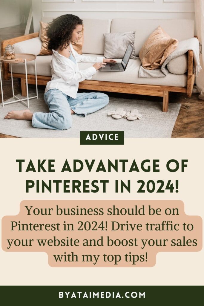 Pinnable image, introducing your business to Pinterest in 2024 by atai media. Business, pin, content, pinterest analytics, pinterest